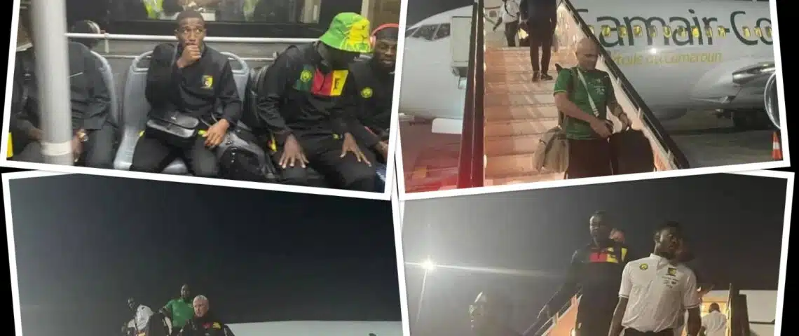 Les Lions Indomptables sont arrivés en Afrique du Sud