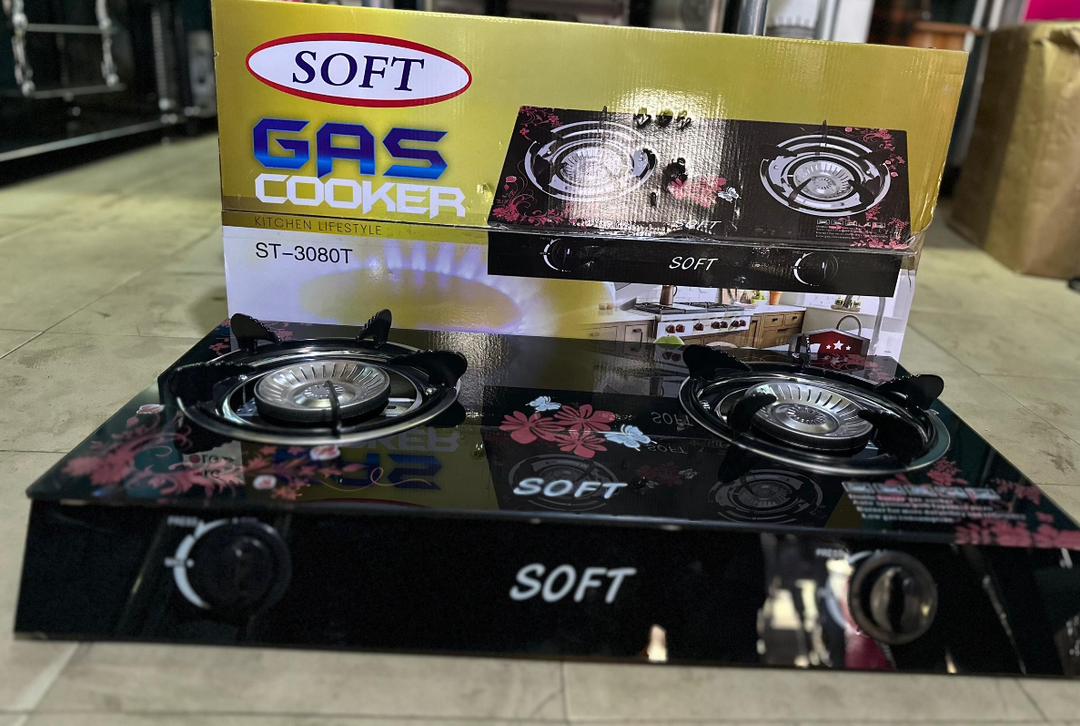 Plaque à Gaz Automatique - Plaque Vitrée SOFT ST-3080T 1 Plaque à Gaz Automatique - Plaque Vitrée SOFT ST-3080T