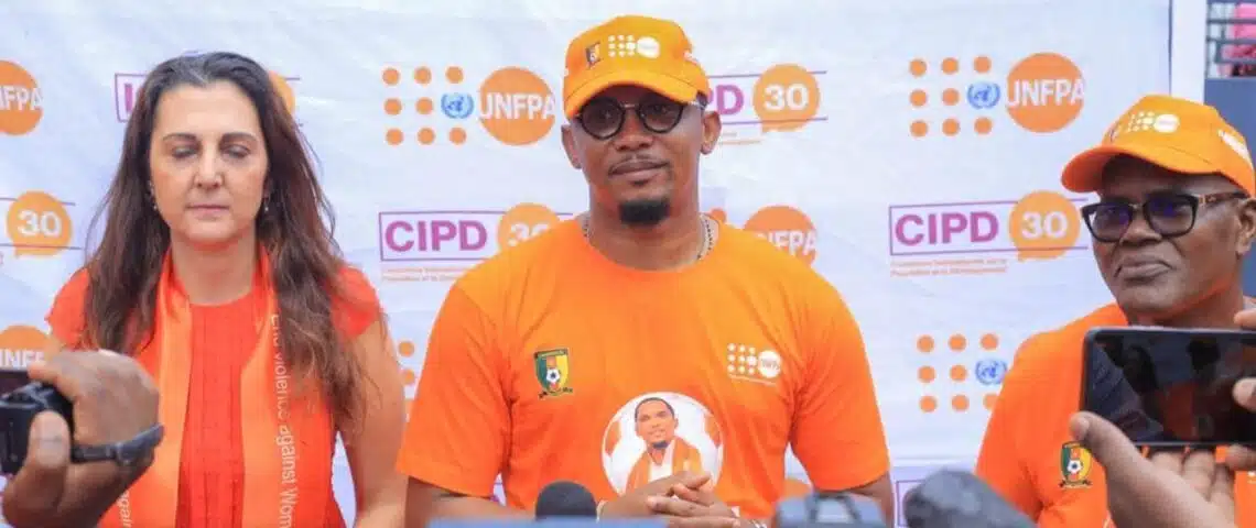 Samuel Eto’o, nouvel ambassadeur de la lutte contre les violences basées sur le genre