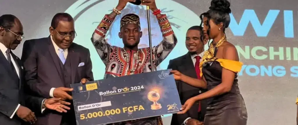 Nchindo John Bosco sacré Ballon d’Or Camerounais 2024