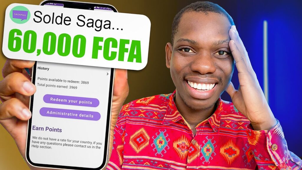 Gagner de l'argent en ligne avec les sondages rémunérés sur SagaPoll