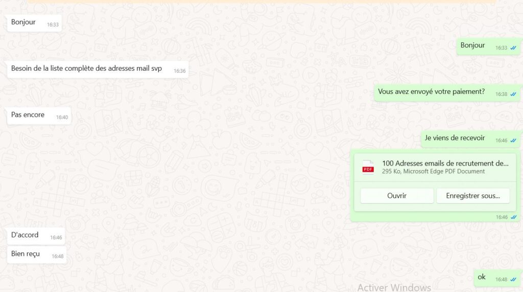 100 adresses emails des entreprises pour trouver un emploi