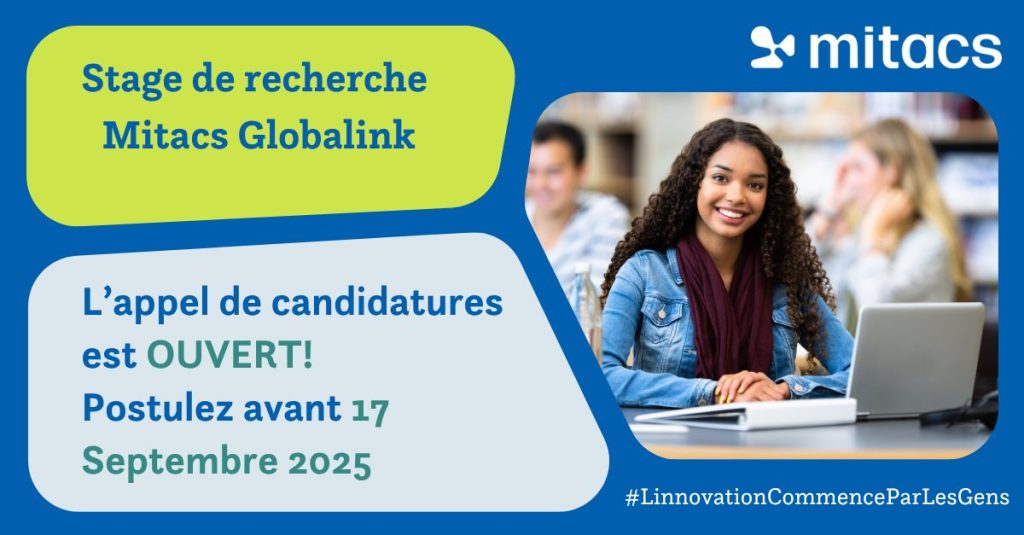 Stage de recherche Mitacs Globalink 2026 au Canada : entièrement financé