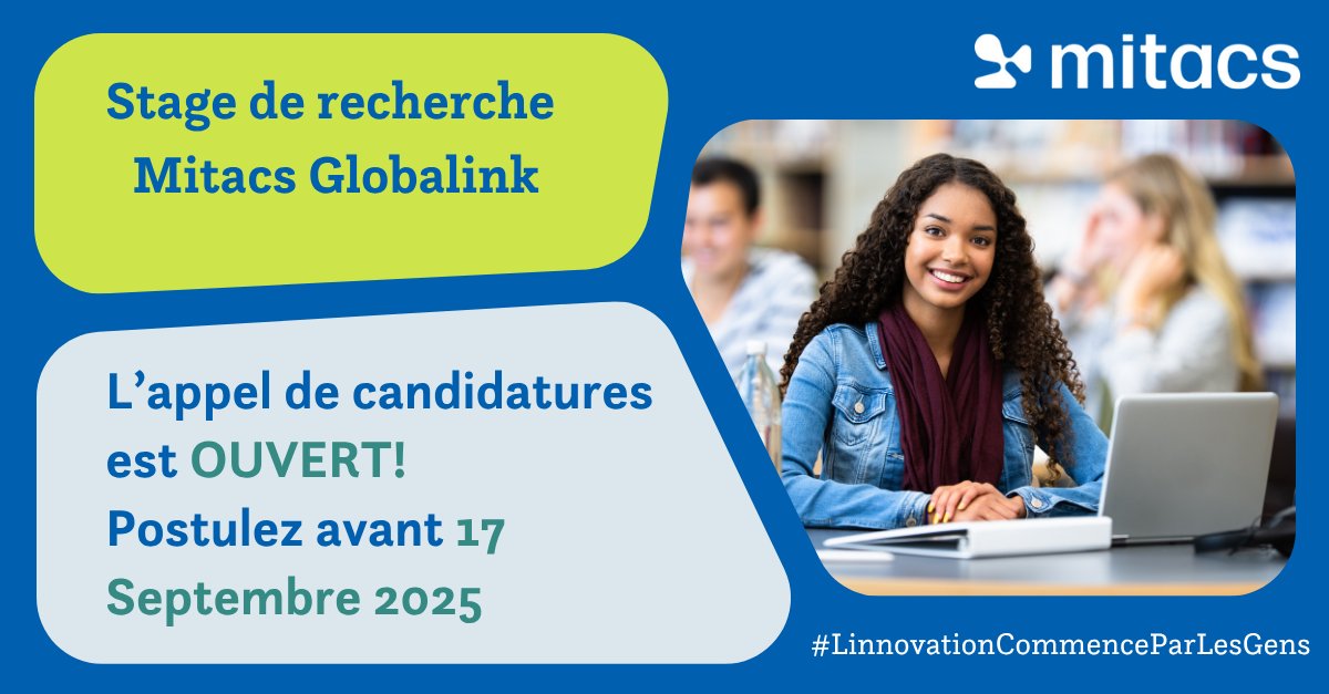 Stage de recherche Mitacs Globalink 2026 au Canada : entièrement financé