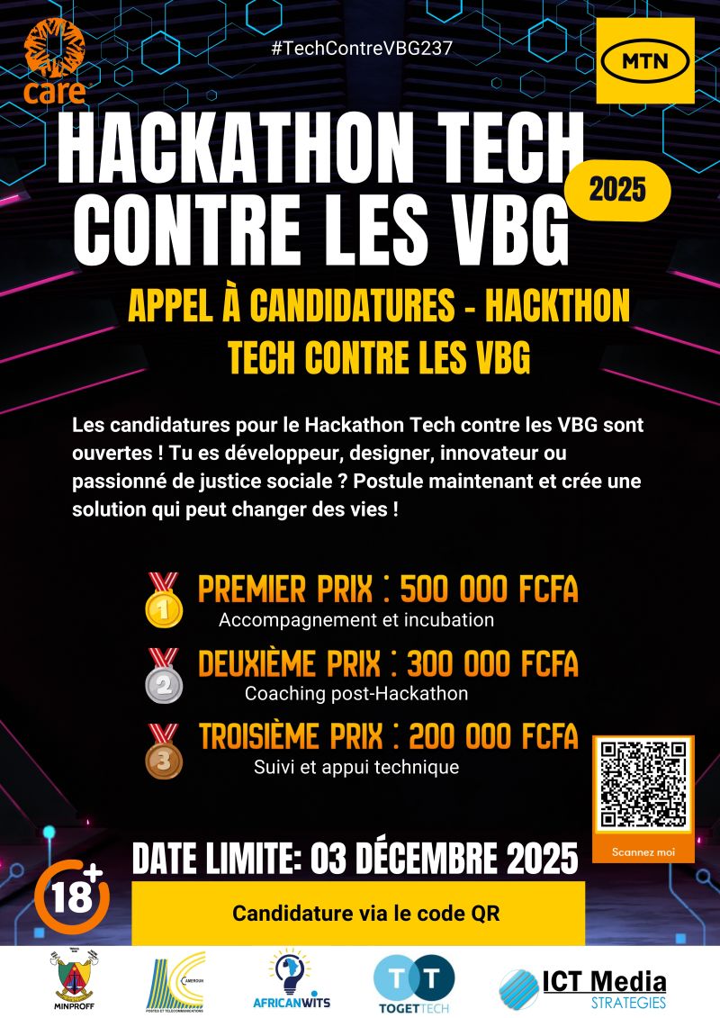 Appel à Candidature – Hackathon Tech contre les VBG 2025
