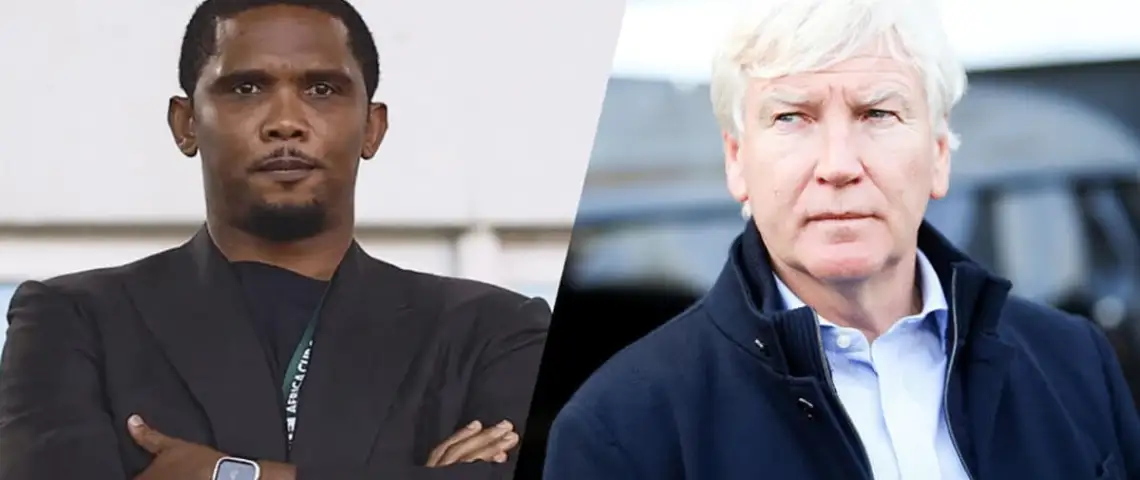 Tempête à la Fécafoot : Samuel Eto’o hausse le ton face à Marc Brys et recadre la presse 1 Tempête à la Fécafoot : Samuel Eto’o hausse le ton face à Marc Brys et recadre la presse